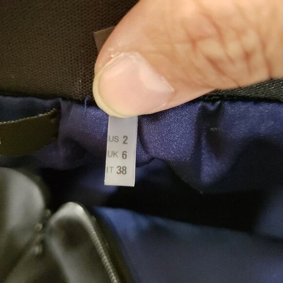 Elie Tahari Side Split Lace Overlay Pencil Skirt 2 - Picture 6 of 12